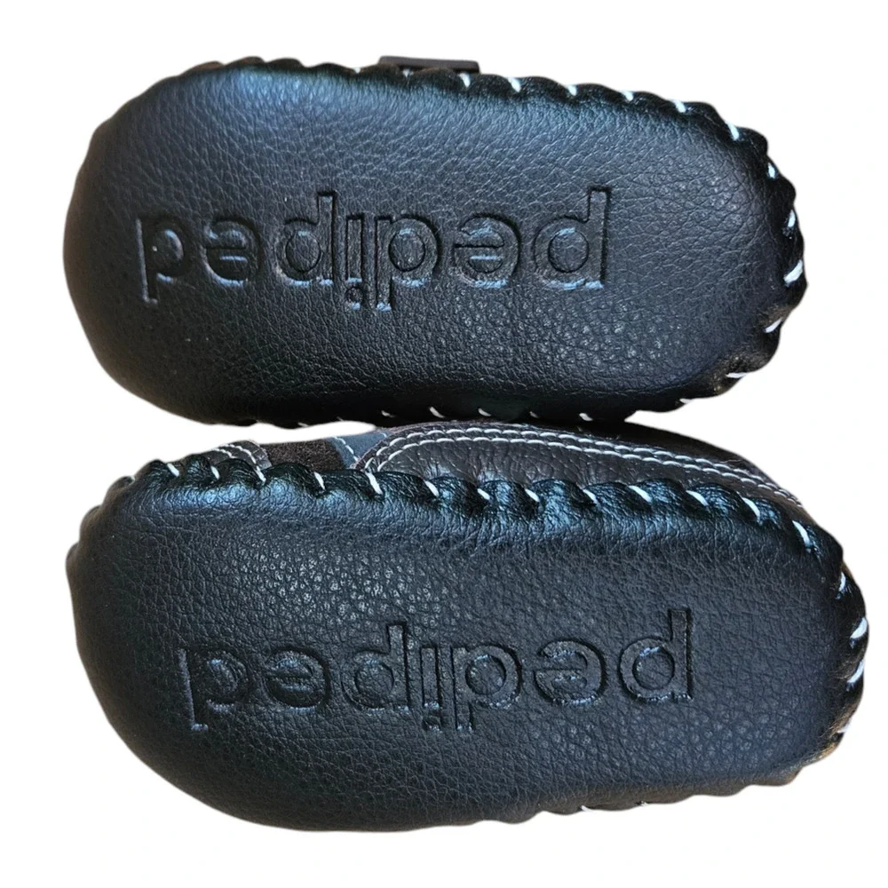 Pediped Originals Leather Christopher Sneakers Infant Size 0-6 Months - Picture 8 of 9